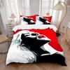 3pcs Glamourous Portrait Duvet Cover Set, 1 Duvet Cover + 1/2 Pillowcases (No Insert), Bedroom Decor, Allseason Comfort Yy251021265