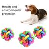 Ball Bell Colorful Teeth Cleaning Random Color Sound Woven Ball