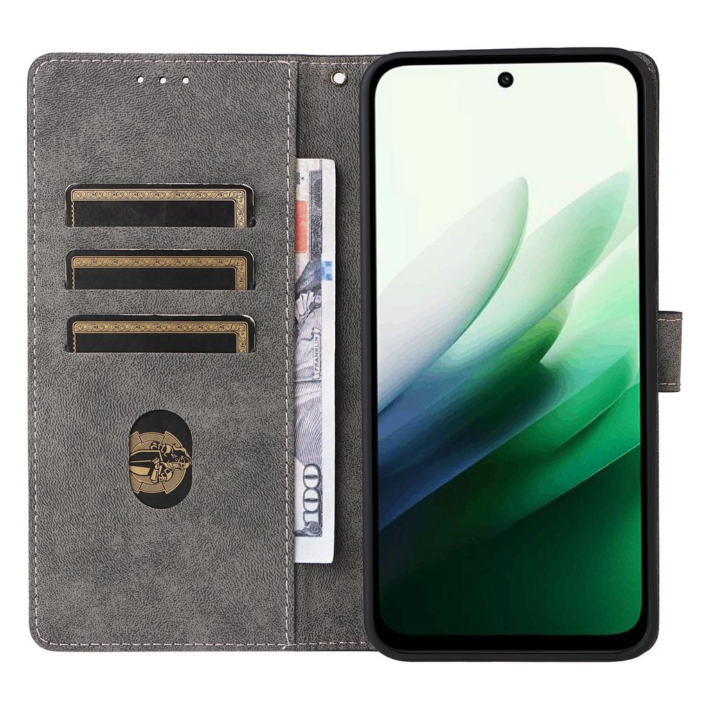 For Xiaomi Redmi 15 5G (Global) (169mm) Case Wallet RFID Blocking PU Leather Phone Cover Stand with Strap