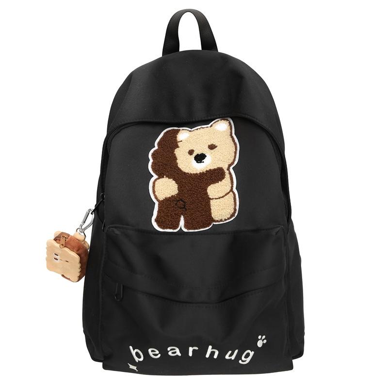Zaino nuovo zaino ragazze medie grande capacità orsetto carino zaino scuola elementare semplice versatile zaino scuola superiore
