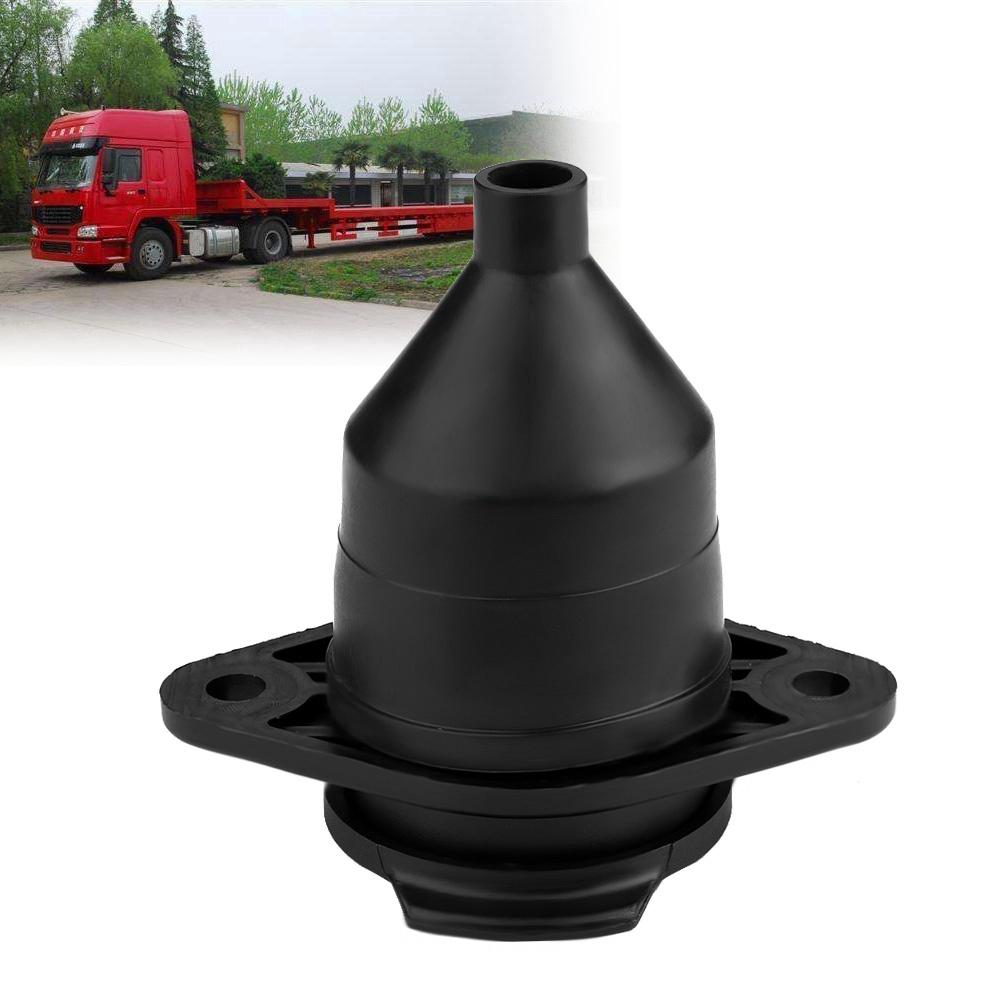 24V 7 Pin Trailer Socket Adapter Trailer Connector Trailer Plug with Brass Pins Plug and Play for Car Trailer Lights