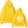 Mens Oversized Hooded Sweatshirt With Letter Print Casual Long Sleeve Pullover Fall Youth Fashion