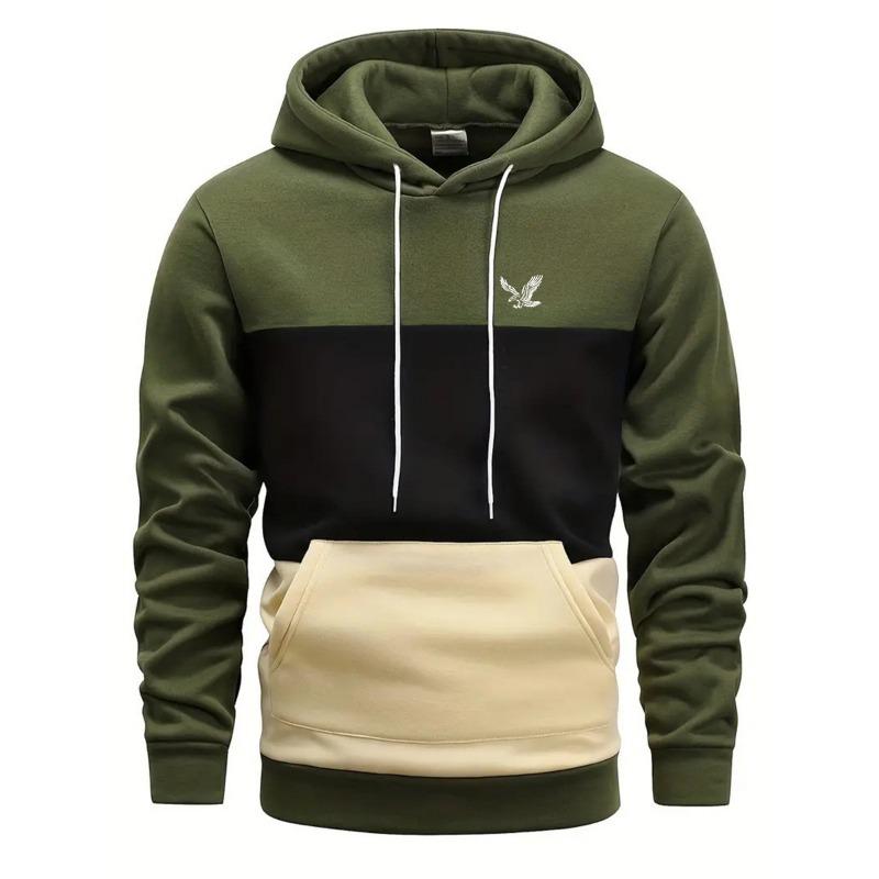 Men's Windproof Fashion Hooded Hoodie for Autumn and Winter a Must-have for Trendy Streets Casual Style Front Pocket Design