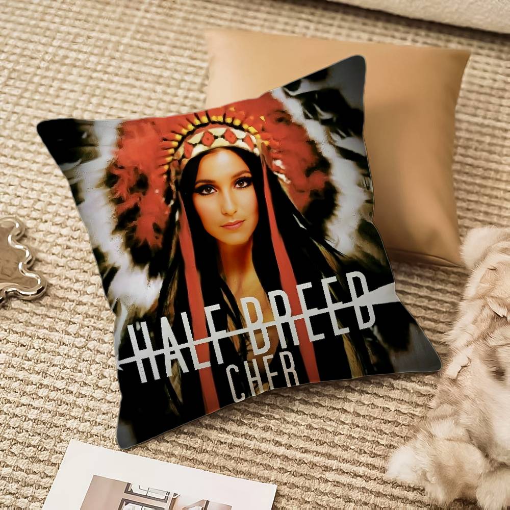 

Cute C-CherS Pillow Case Anti-dustmite Invisible zipper Sofa Bed 12x12Inch