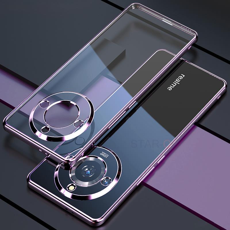 

Plating Clear Case For Oppo Realme 11 Pro Plus g Soft Silicone Transparent Bumper Back Cover Realme11 11pro Realme11pro Realme 11 Pro