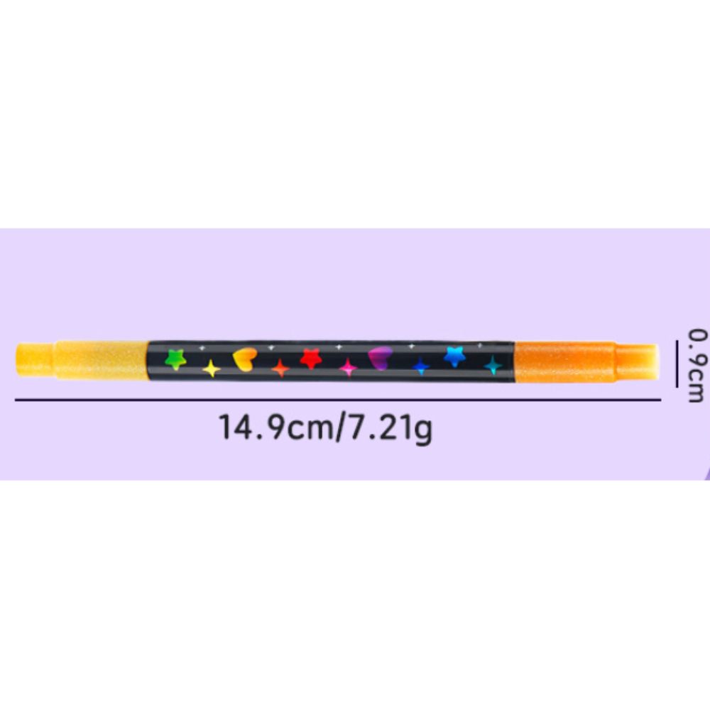24/48/72/96 Colors Double-Ended Glitter Pens Quickly Dry Watercolor Pen  Drawing Painting