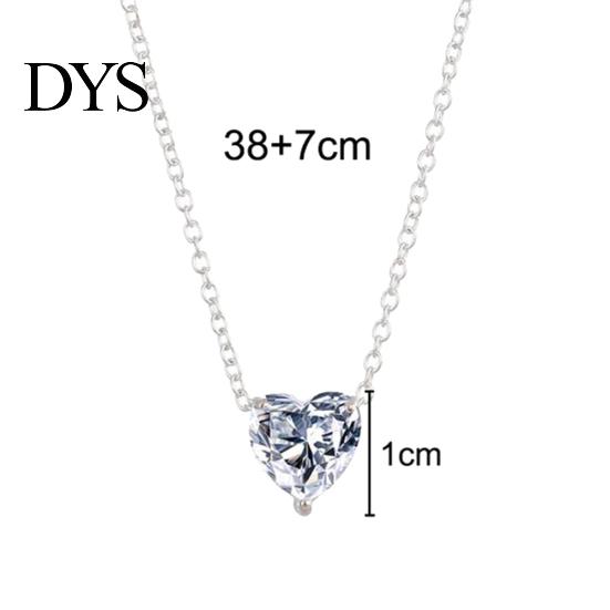 Eleganckie kobiety Serce Rhinestone Wisiorek Łańcuszek Naszyjnik Obojczyk Choker Prezent