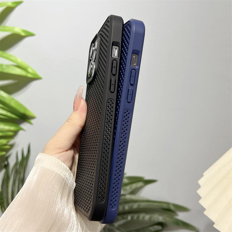For Magsafe Wireless Charging Phone Case For iPhone 16 14 13 12 11 15 Pro Max 16 Plus Heat Dissipation Breathable Magnetic Cover