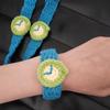 Knitted Embroidered Wristwatch Bracelet, a Gift for a Useless Friend