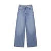 Fashion Style 2024 Autumn New Women's Clothing Basic Style Easiest for Match High Waist Wide Leg Denim Pants 8197232