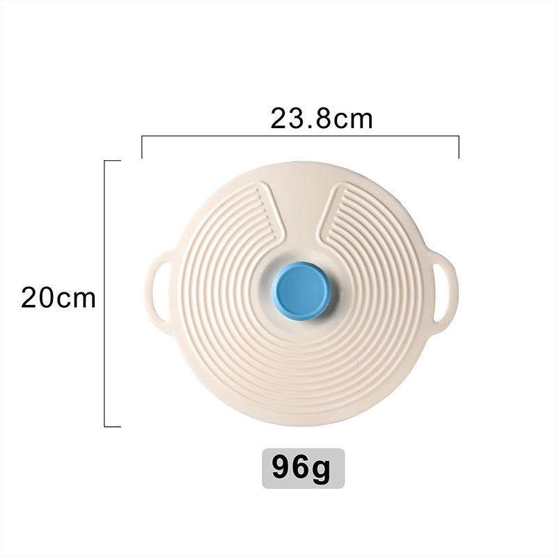 Silicone Anti-Overflow High-Temp Pot Lid & Non-Slip Cup Cover