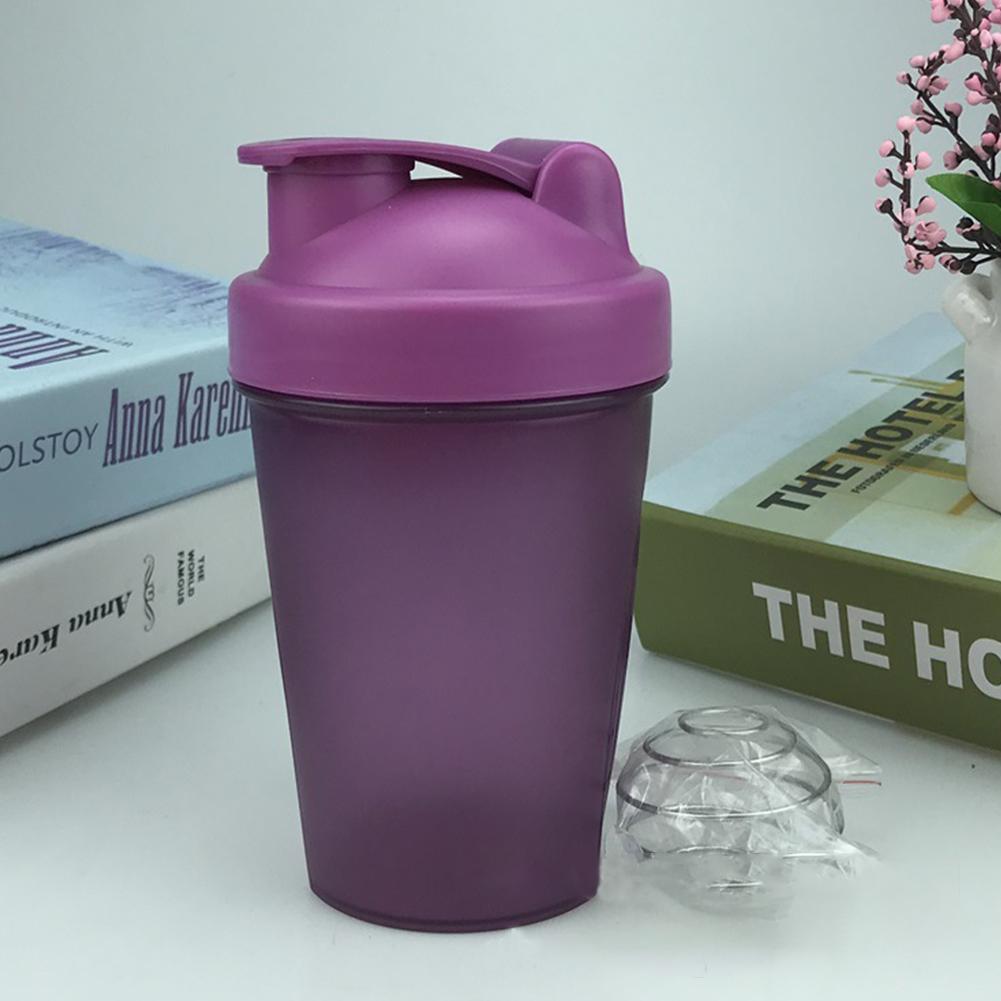 400ML Water Cup Sport Outdoor Bottle Cup Colorful Albumen Powder Stirring Cup Gift Kettle