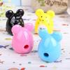Cute Funny Emoji Poop Pencil Sharpener School Students' Favoriate Mini Double Hole Pencil
