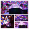 SOLMORE Stage Lighting 9-Color LED Light for Stage/Disco/Party/KTV/Karaoke/Club/Bar Lighting, Rotating Light, Crystal Ball, Voice Control, MP3 Player,