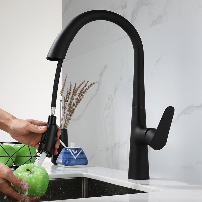TLXT Kitchen Retractable Pull-Out Faucet