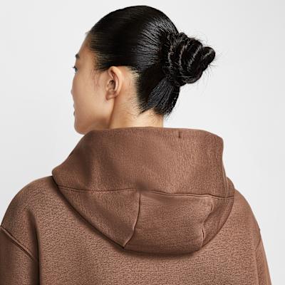 Damen-Sweatshirt Nike Sportswear Phoenix Fleece Sweatshirt Damen Braun