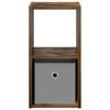 Nightstand 2 pcs Smoked Oak 25.5 x 22 x 49.5 cm