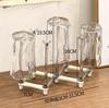 Creative Retractable Cup Holder Stainless Steel  Inverted Cup Coffee Table, Dining Table Drain Rack, Kitchen Storage rack