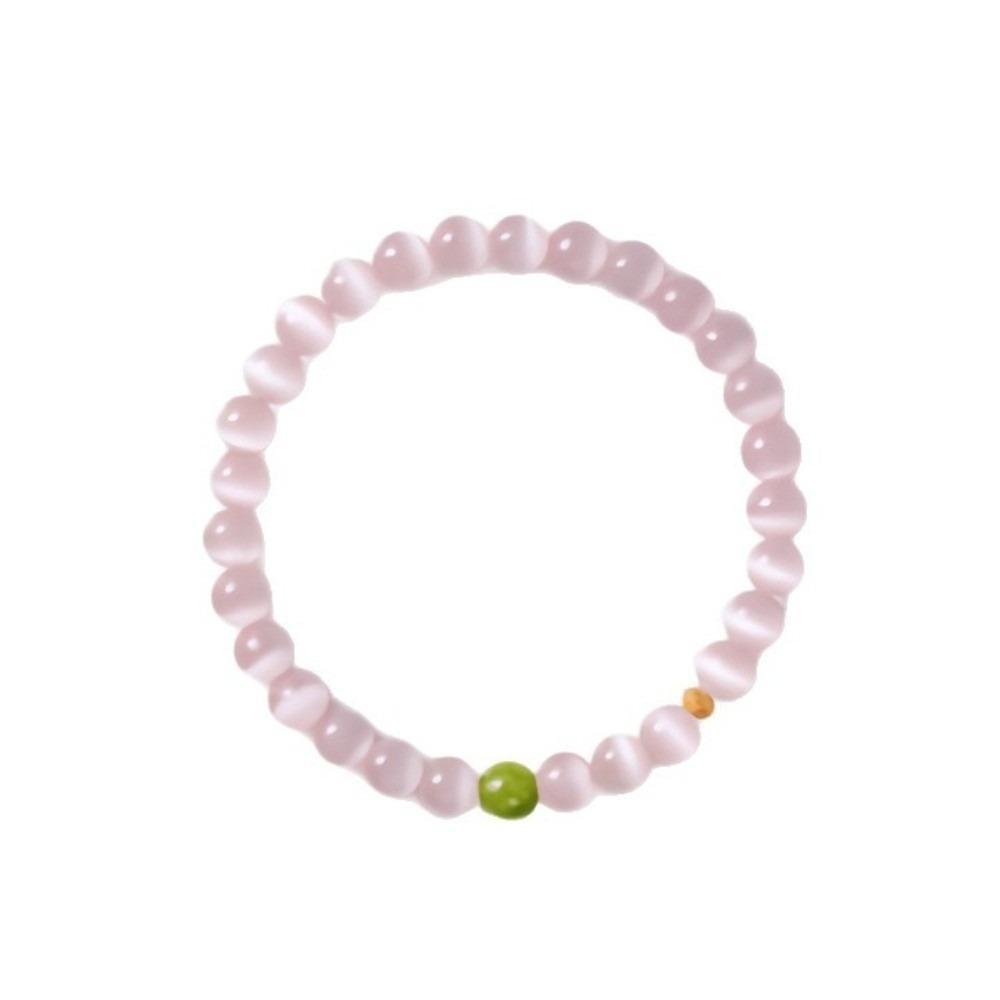 Wristbands Vintage Beaded Bracelet Luxury Olive Stone Bracelet Cat's Eye Stone Bracelet  Jewelry