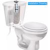 Upgrade Your Bathroom with a Dual Push Flushing Toilet Button Replacement for Tanks with a 48mm Thread Diameter