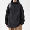 American Loose Hooded Jacket Men's Spring and Autumn Trend Outdoor Jacket Casual Versatile Long Sleeve Jacket