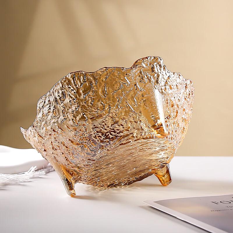 Flavinmci European Style Glass Fruit Salad Bowl