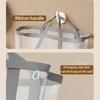 2pcs Collapsible Laundry Basket Organizer Handles Large Capacity Foldable Mesh Clothes Toys Storage Bag Bathroom Laundry Baskets