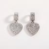 YYN European American Niche Gold-Plated Heart Zircon Hip-Hop Rope Chain Sweater Necklace for Women