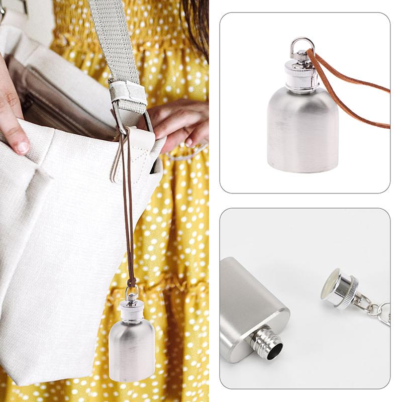 Outdoor Miniatur Trinkflaschen Tragbarer Topf Kleine 1oz Trinkflaschen Edelstahl Trinkflaschen