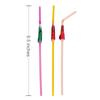 50PCS Hawaiian Party Umbrella Drink Straws Flamingo Juice Cocktail Disposable Straw Tropical Luau Birthday Party Decor Supplies