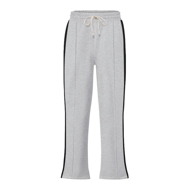 Summer new men's colour blocking casual trousers large size trousers Slim breathable trousers fashionable