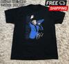 T-shirt Barry Manilow anni '90 Cotone Nero Tutte le Taglie T-shirt AG2630 T-shirt Unisex