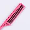 1Pc Professional Hair Combs Tip Tail Comb Barber Hairdressing Comb 3-Row Teeth Detangling Comb Salon Tools Barber Accessories