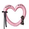 40-inch Pink Heart Balloon with Bow & Number for First Birthday Decoration