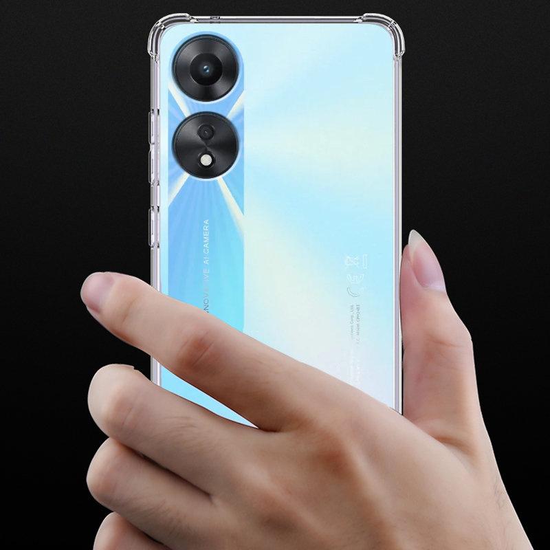 Case for Oppo A38 / A18, Dropproof, Transparent