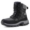 Unisex Plus Size Non-Slip Snow Boots with Fleece and Thick Cotton for Warmth