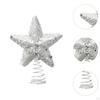Christmas Treetop Star Ornament Tree Topper Glitter Porch Ballroom Venue Holiday Decoration
