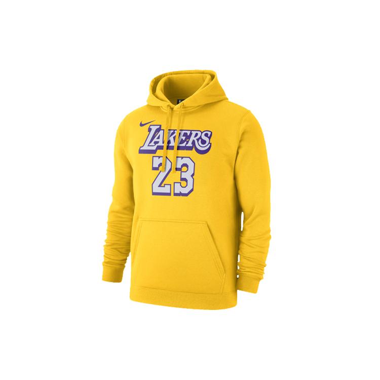 Nike Sweatshirts Men's Yellow Hooded Moderate Regular CJ9547-728