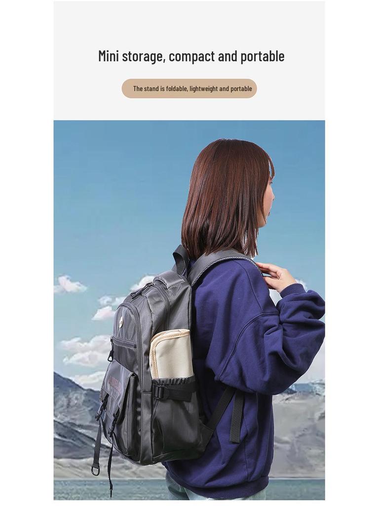 Portable Folding Stool and Pencil Case for Camping and Students