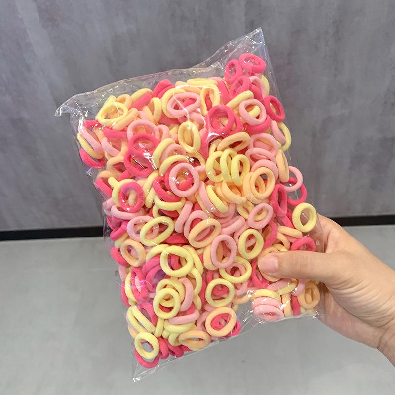 Elastic Hair Tie for Children and Women - Soft, Hair-Friendly Rubber Bands for Little Girls and Babies