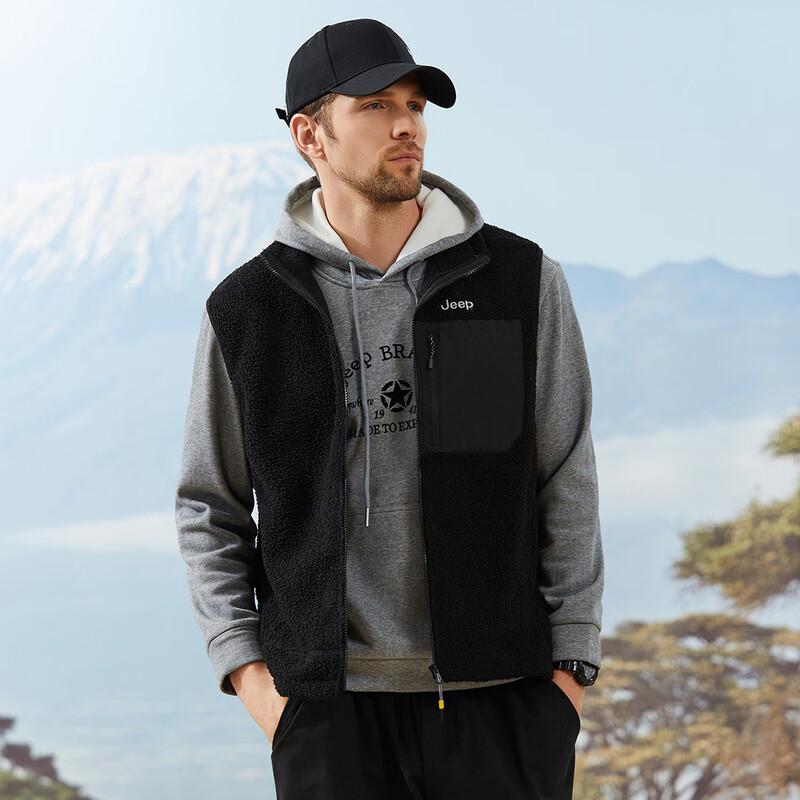 JEEP Men s Casual Fleece Vest 2XL