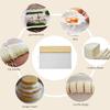 Multi-purpose Stainless Steel Scraper & Chopper, Dough Scraper, Pizza Dough Cutter , Kitchen Tools Measuring Scale Cake