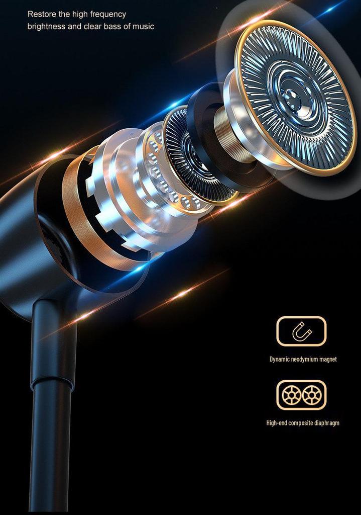 2026 Model Genuine Bluetooth Neckband Earphones: 200-Hour Battery, In-Ear Noise Cancellation, Perfect for Gaming and Sports.