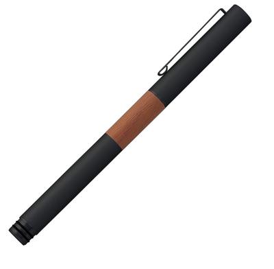 Caneta IWI Fountain Extra Essential Wood, Fina, Plan, Preta, IWI-9S709FP-B7B