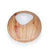 Diffusore di Aromi ad Ultrasuoni con Effetto Legno e Luce Colorata, Umidificatore da 400 ml per la Casa