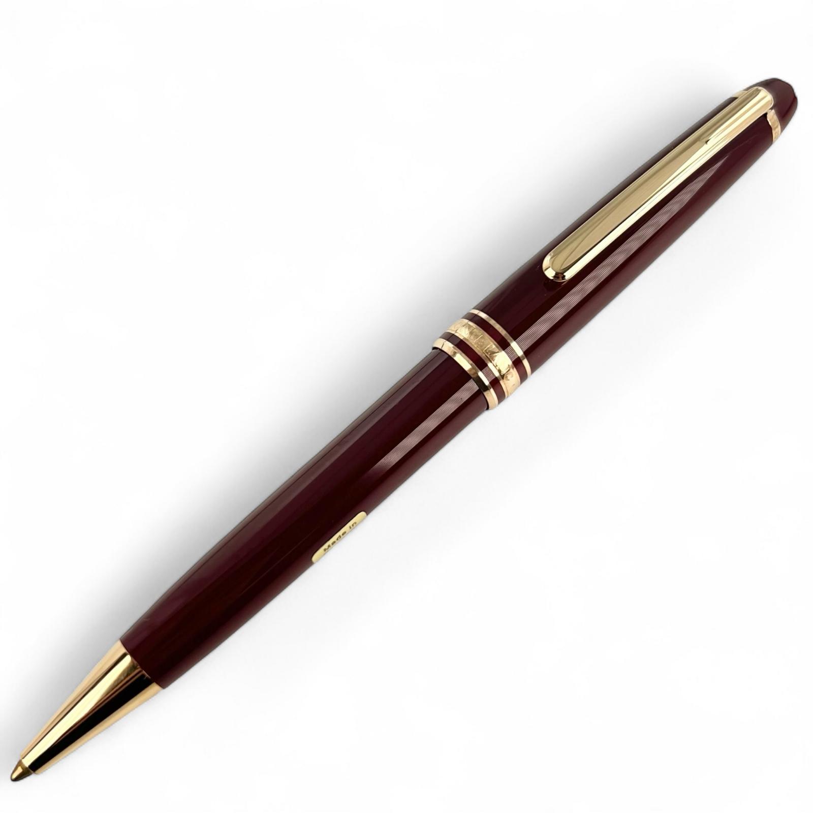 

MONTBLANC Ballpoint pen Meisterstück classic twist Bordeaux gold mens Used