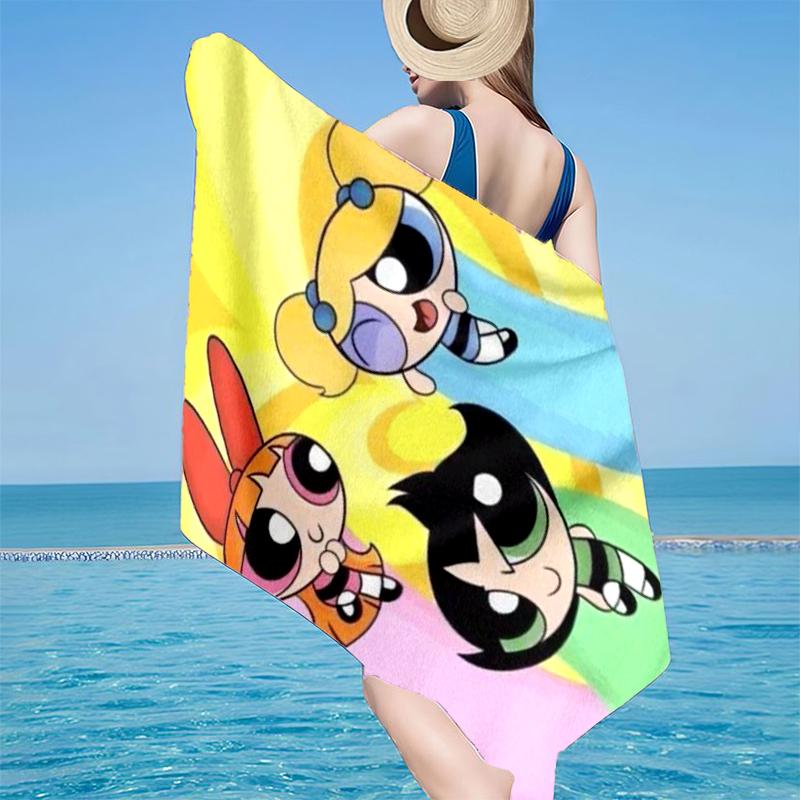 Power Police Adventure Beach Towel, Super Soft Microfiber, Gift for Her/Him, Birthday, for Pool, Beach, Travel, Home Decor Fan Gifts