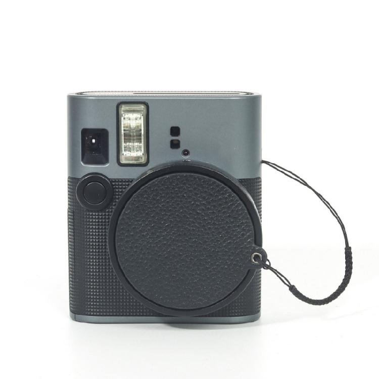 Einfache Installation Leder-Objektivabdeckung Anti-Drop-Riemen Kleberückseite Leichtes Design für Mini41 Kamera Zubehör