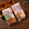 50pcs Cute Snowman Plastic Gift Bags Cookie Candy Packaging Bag Christmas Biscuits Packing Party Decoration Navidad 2025
