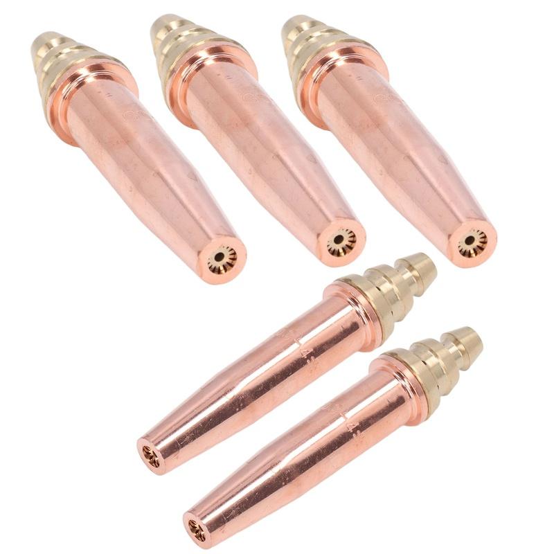 5PCS Cutting Tips Split Isobaric Propane Gas Welding Nozzles Machine Torch Consumables